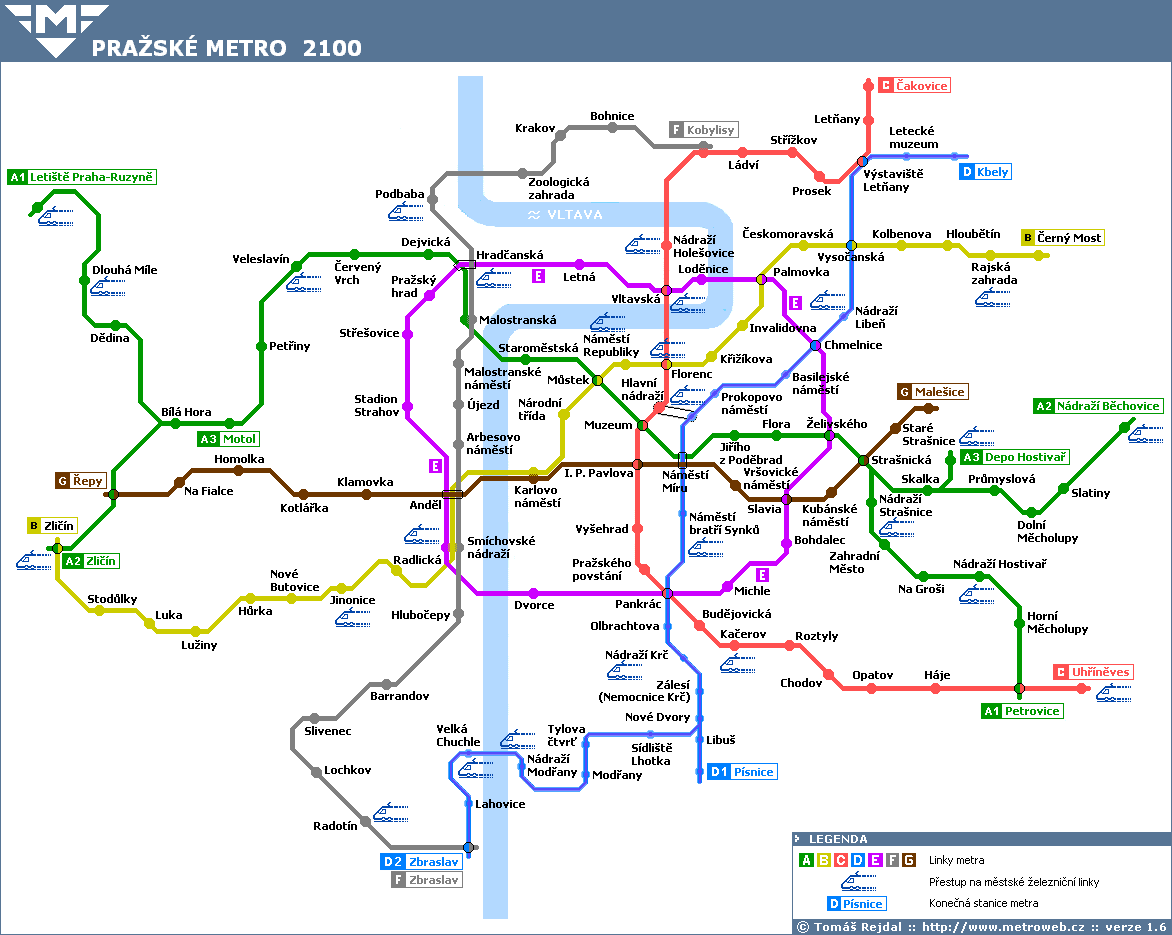 Plan metra 2100